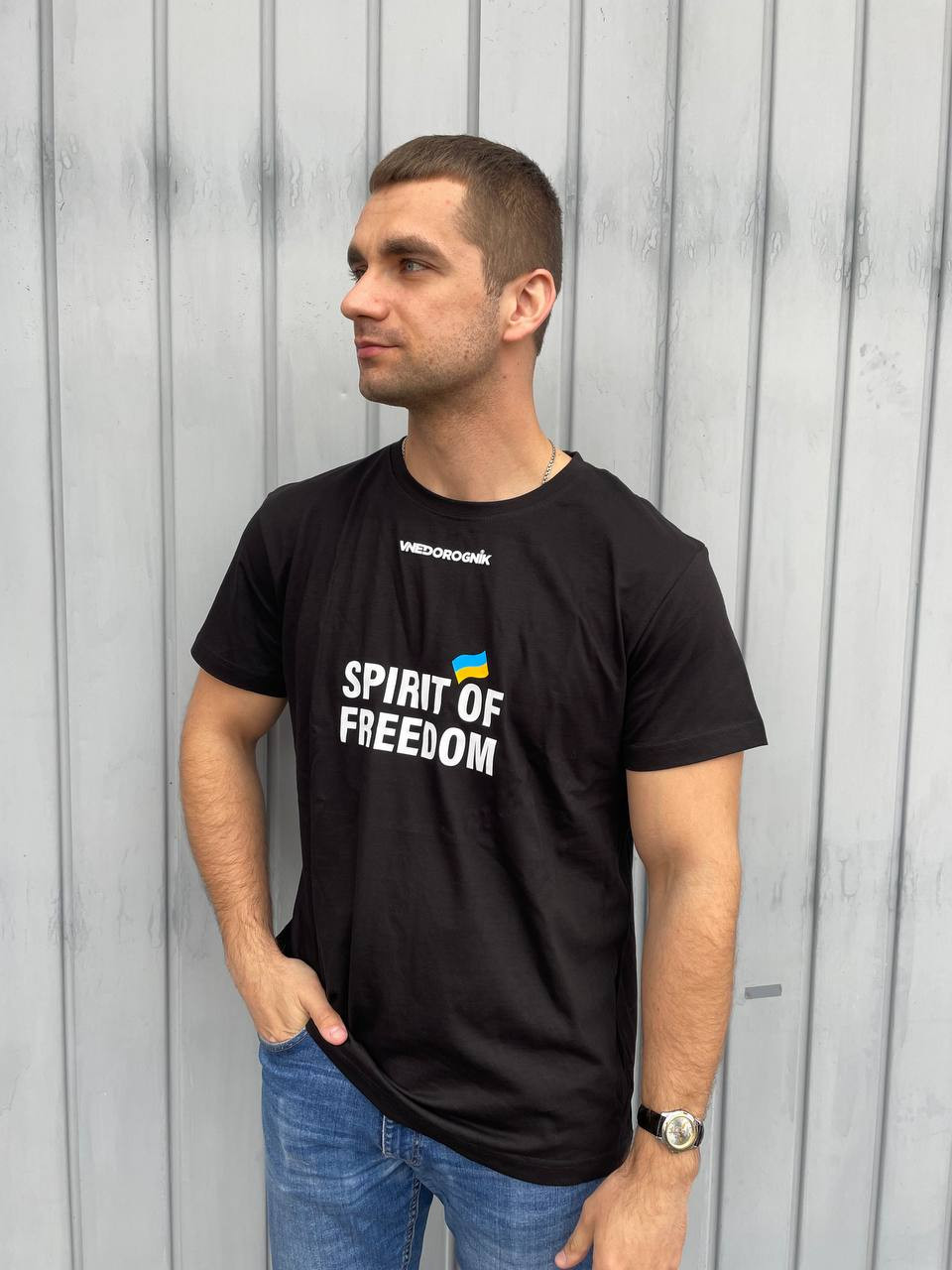 Купити Футболка Spirit of Freedom чорна